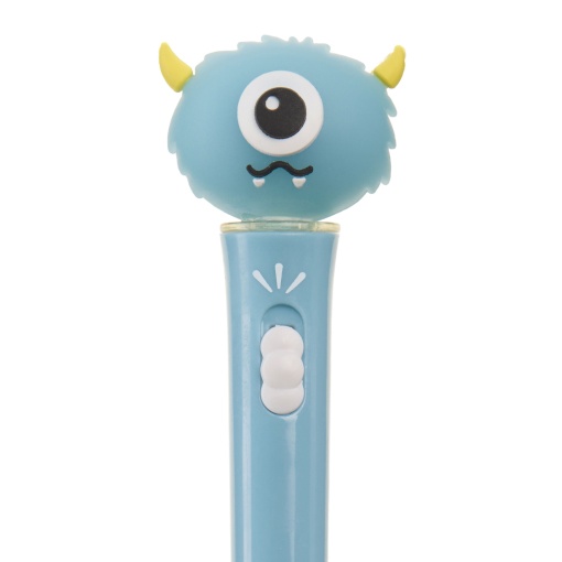 MIQUELRIUS Back2Fun Monster blue ballpoint pen with light