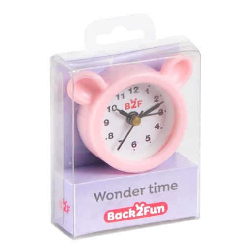 MIQUELRIUS Back2Fun Wonder Time Pink Bear Alarm Clock