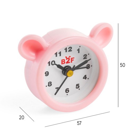 MIQUELRIUS Back2Fun Wonder Time Pink Bear Alarm Clock