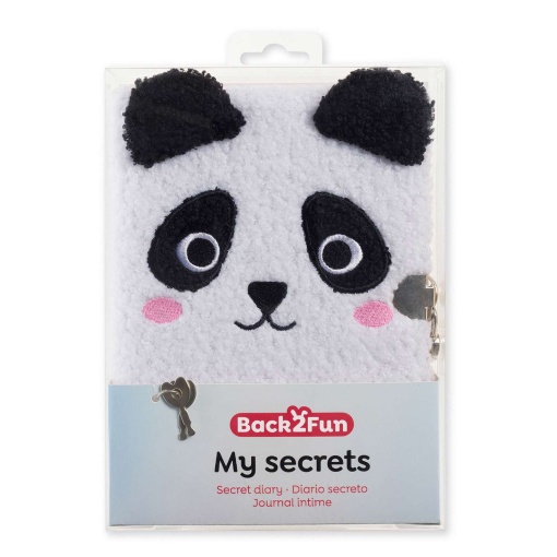 Secret Diary Plush Toy MIQUELRIUS Back2Fun My Secrets Panda