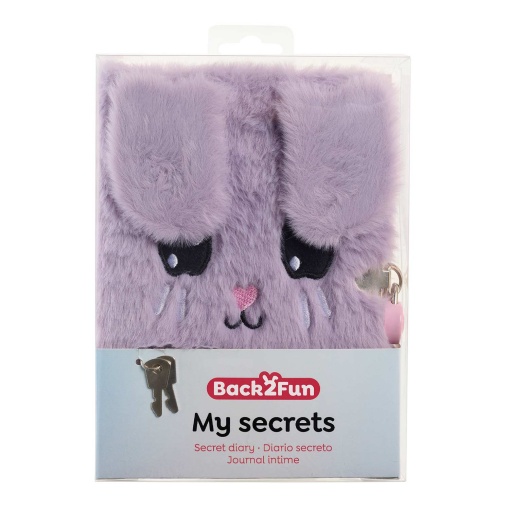 Secret Diary Plush Toy MIQUELRIUS Back2Fun My Secrets Rabbit