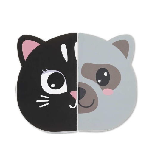 Set of 2 plain notebooks, 34 sheets, 80g, MIQUELRIUS Back2Fun Cat/Dog