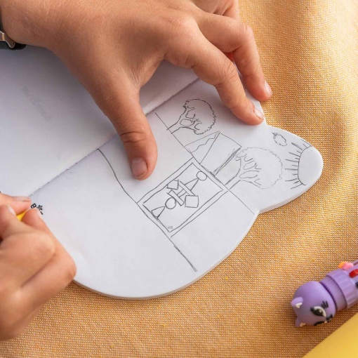 Set of 2 plain notebooks, 34 sheets, 80g, MIQUELRIUS Back2Fun Cat/Dog