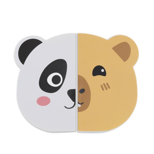 Set of 2 plain notebooks, 34 sheets, 80g, MIQUELRIUS Back2Fun Panda/Capybara