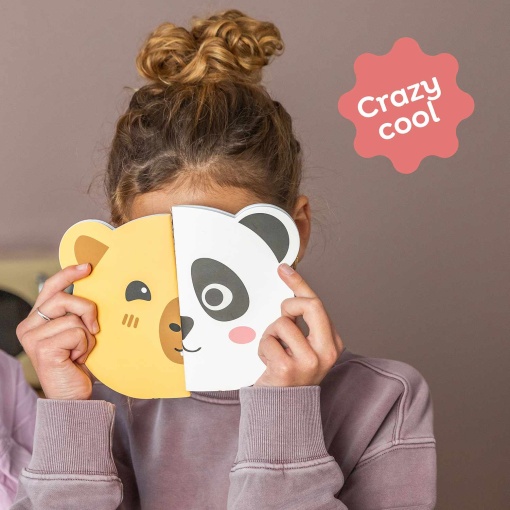 Set of 2 plain notebooks, 34 sheets, 80g, MIQUELRIUS Back2Fun Panda/Capybara