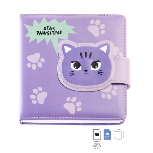 MIQUELRIUS Back2Fun Cat Plain Padded Notebook