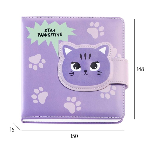 MIQUELRIUS Back2Fun Cat Plain Padded Notebook