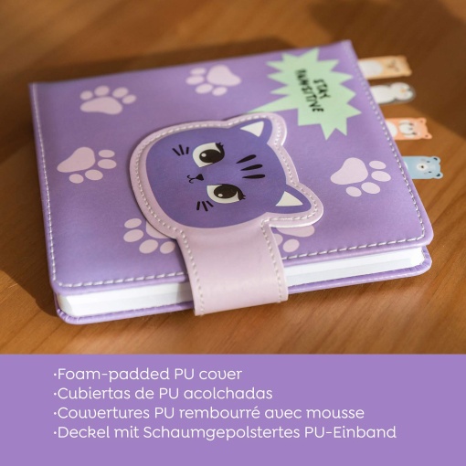 MIQUELRIUS Back2Fun Cat Plain Padded Notebook