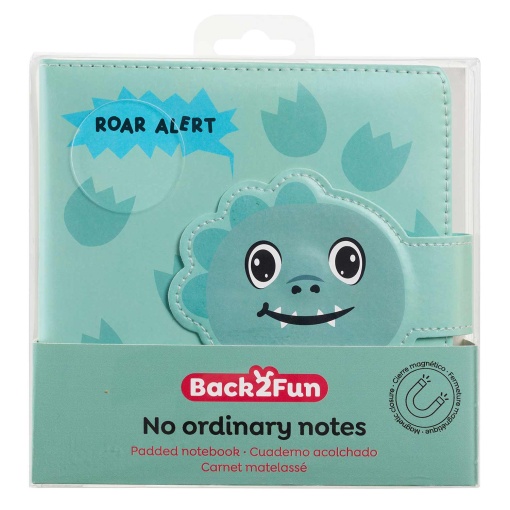 MIQUELRIUS Back2Fun Dino plain padded notebook