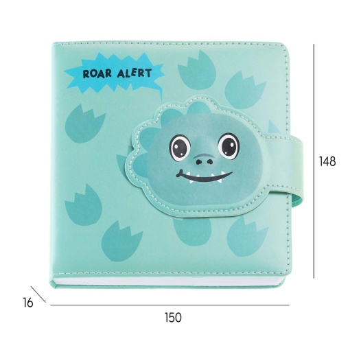 Cuaderno acolchado liso Miquelrius Back2Fun Dino