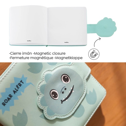 Cuaderno acolchado liso Miquelrius Back2Fun Dino