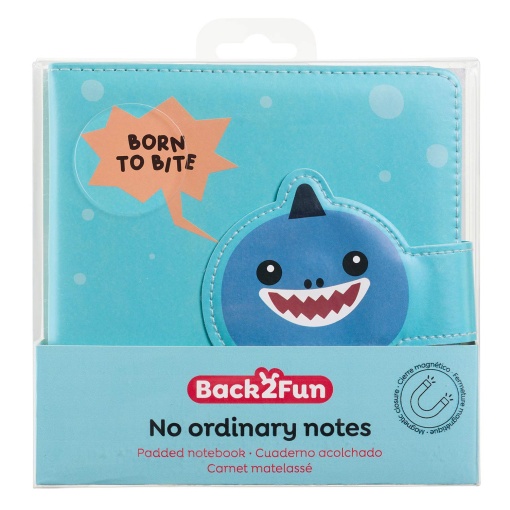 MIQUELRIUS Back2Fun Tubarão Plain Padded Notebook