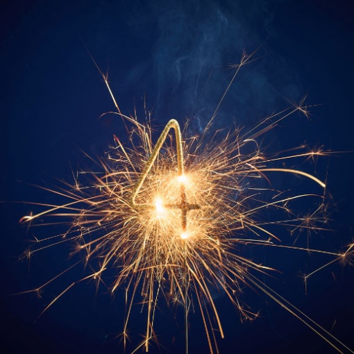 WonderCandle gold sparkler candle #4