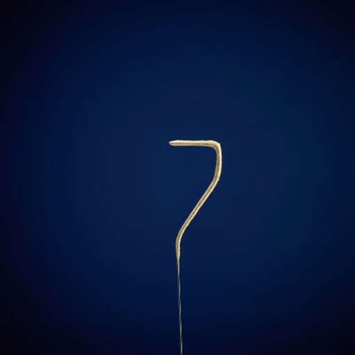 WonderCandle gold sparkler candle #7