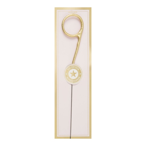 WonderCandle gold sparkler candle #9