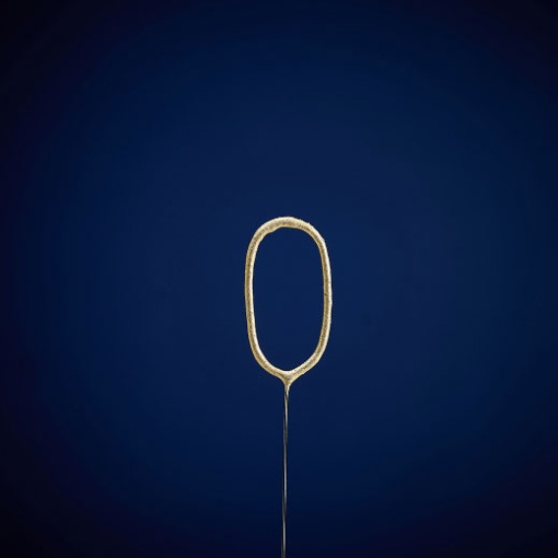 WonderCandle gold sparkler candle #0