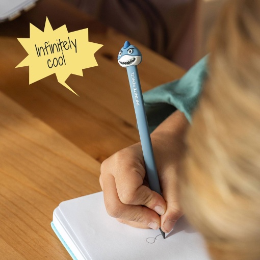 Lápis infinito MIQUELRIUS Back2Fun HB nº 2 + recarga Tubarão