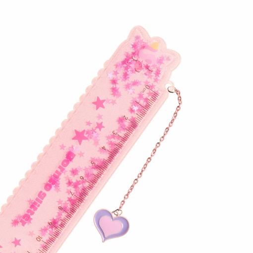 MIQUELRIUS Back2Fun Glitter Unicorn Ruler, 15cm
