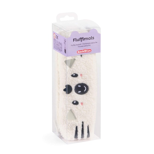 Funda de peluche de cebra Fluffimals Back2Fun de MIQUELRIUS