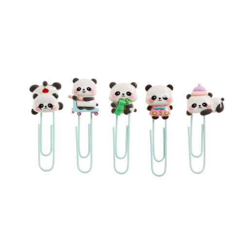 Conjunto de 5 pinzas MIQUELRIUS Back2Fun Clip y Calm panda