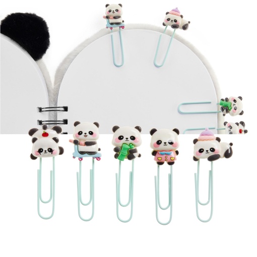 Conjunto de 5 pinzas MIQUELRIUS Back2Fun Clip y Calm panda
