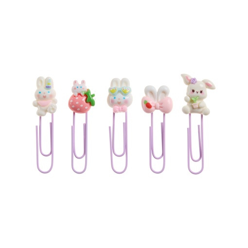 Juego de 5 pinzas MIQUELRIUS Back2Fun y pinzas Calm Rabbit