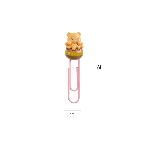 Set of 5 MIQUELRIUS Back2Fun Clip & Calm Bear Clips