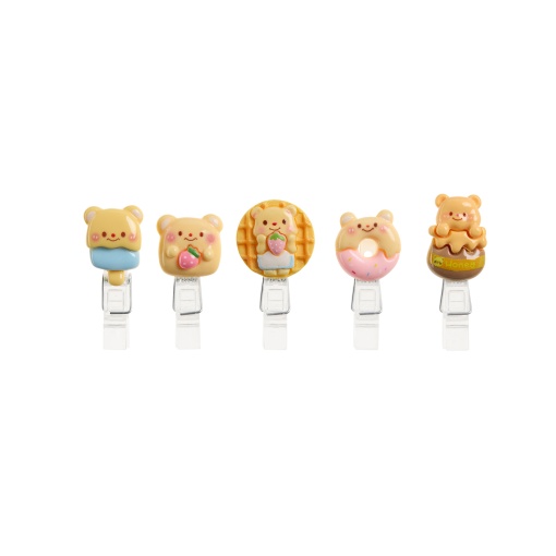 Juego de 5 mini resortes MIQUELRIUS Back2Fun Clip & Calm bear