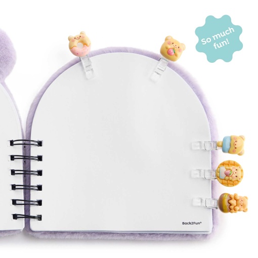 Juego de 5 mini resortes MIQUELRIUS Back2Fun Clip & Calm bear