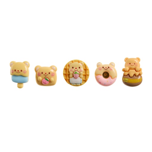 Juego de 5 broches MIQUELRIUS Back2Fun Clip & Calm Bear