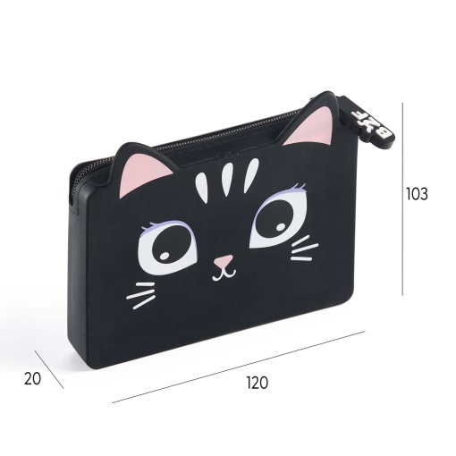 MIQUELRIUS Back2Fun cat coin purse/card holder
