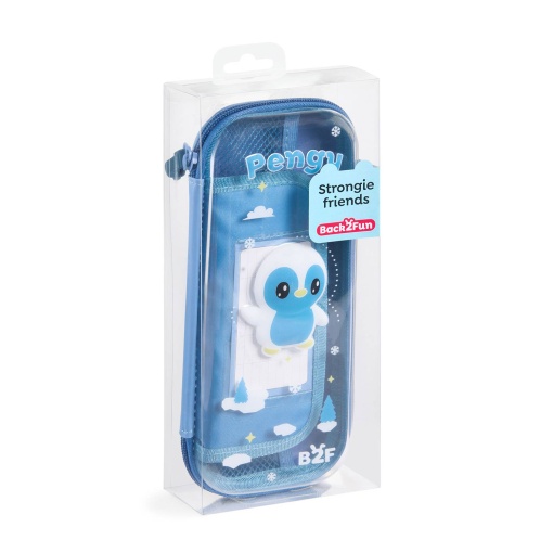 MIQUELRIUS Back2Fun Strongie Friends penguin pencil case
