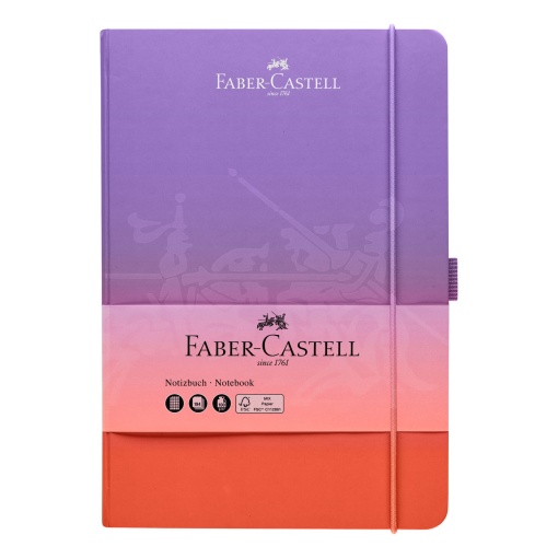 Caderno A5 FABER-CASTELL Follow Your Flow 194 folhas 100g pontilhado