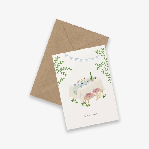 Postal KARTOTEK Celebration Party "Time to celebrate"