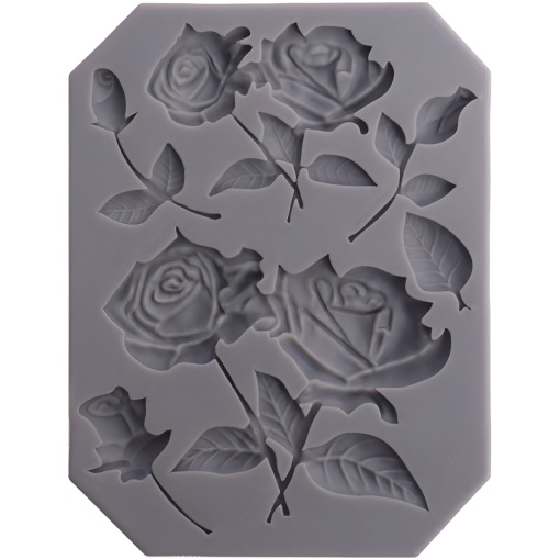 Molde de silicone rosas 8,8 x 11,7 cm ARTIS DECOR