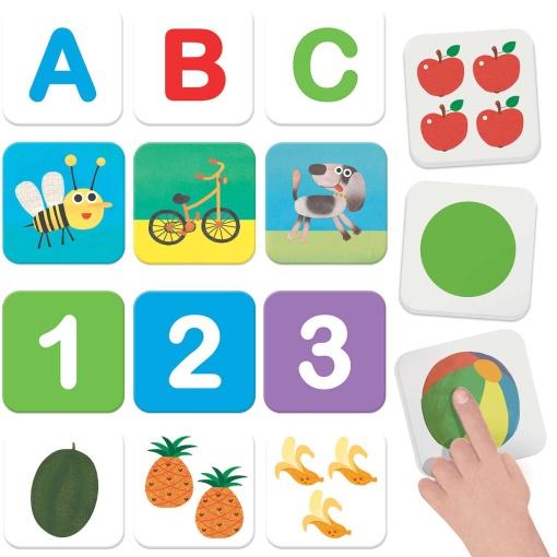 Juegos Montessori para niños pequeños: letras, números y formas táctiles HEADU