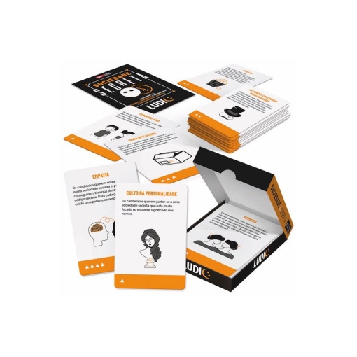 LUDIC Secret Society Card Game (Portuguese version)