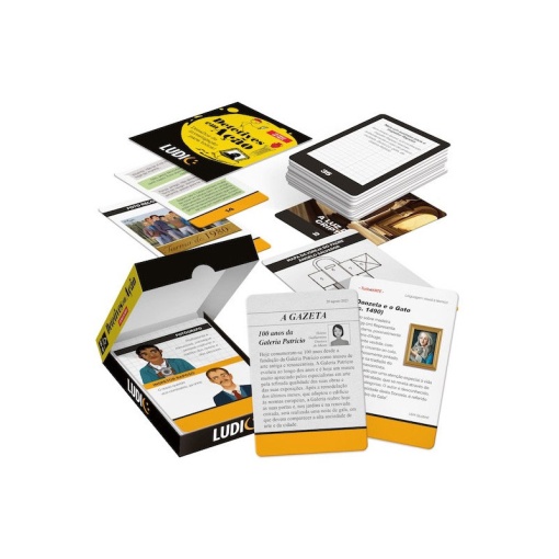 Jogo de cartas detetives em ação - crimes de arte LUDIC (versão portuguesa)