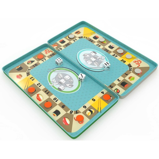 Juego matemático magnético sobre sushi LA VACA PÚRPURA (versión portuguesa)