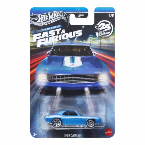Hot Wheels Silver Series Fast & Furious Dream Lineup 1969 Camaro Mattel HNR88/JKX13