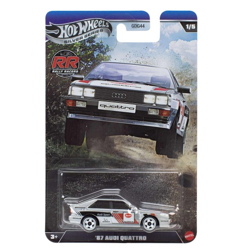 Hot Wheels Silver Series Rally Racers '87 Audi Quattro Mattel GDG44/JKX61