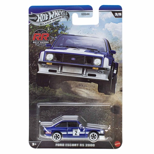 Hot Wheels Silver Series Rally Racers Ford Escort RS 2000 Mattel GDG44/JKX63