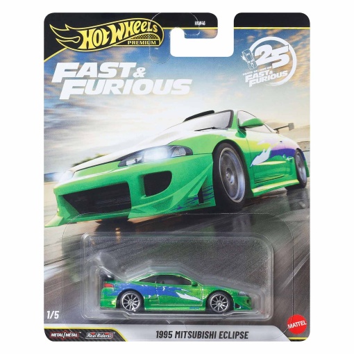 Hot Wheels Premium Fast & Furious 1995 Mitsubishi Eclipse Mattel HNW46/JHW68-LA10