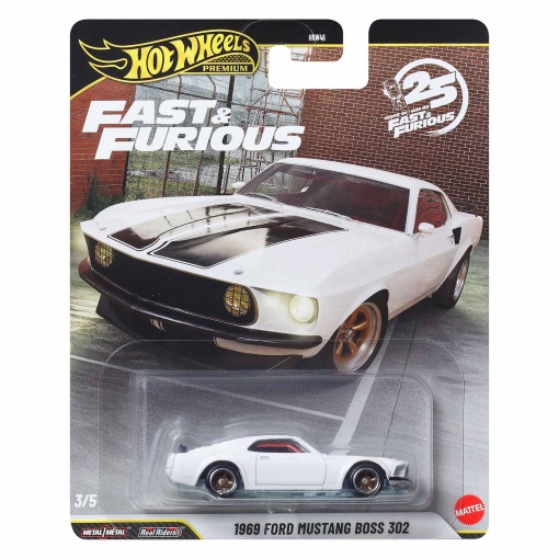 Hot Wheels Premium Fast & Furious 1969 Ford Mustang Boss 302 Mattel HNW46/JHW72-LA10