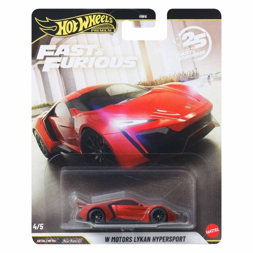 Hot Wheels Premium Fast & Furious W Motors Lykan Hypersport Mattel HNW46/JHW70-LA10