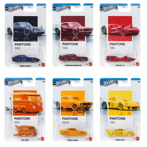 Hot Wheels Silver Series Pantone Mattel sortido JKY47
