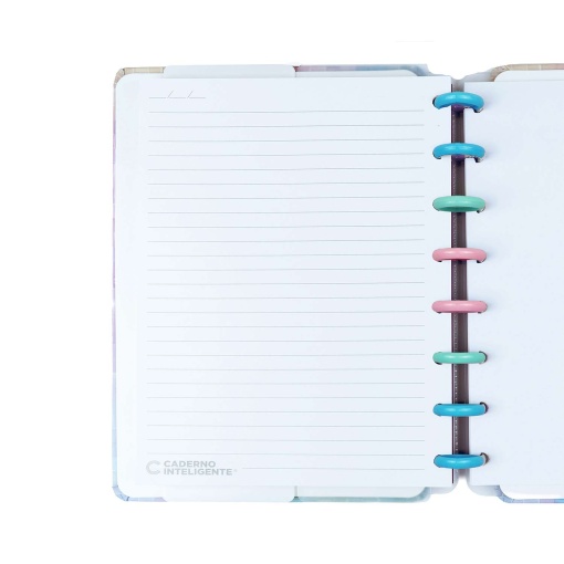 Smart A5 lined notebook Free Spirit by Luisinha Guanilho