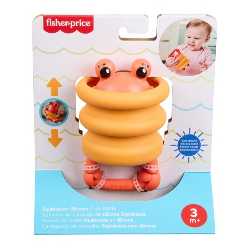 Roca SquishSeas em silicone caranguejo Fisher-Price Mattel JHB54/JHB55