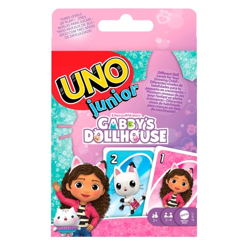 UNO Junior Gabby's Dollhouse Mattel Games JLH17