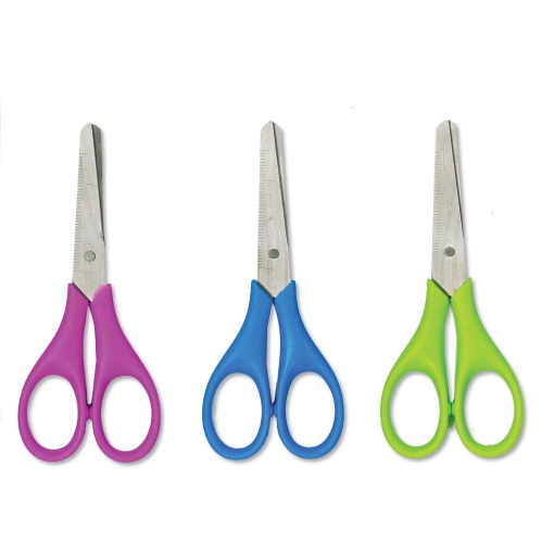 Tesoura escolar 12 cm redonda ARDA Basic sortido FF1105BAR